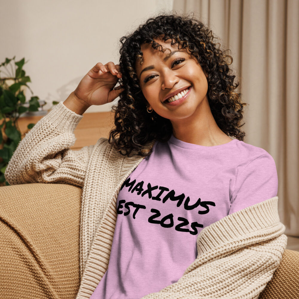 MAXIMUS EST 2025 Women's Relaxed T-Shirt - Image 4