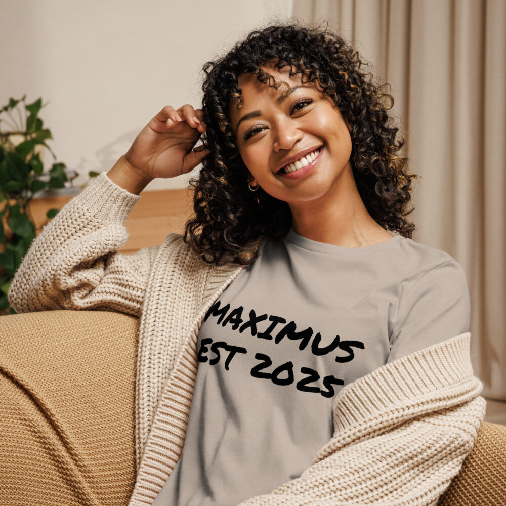 MAXIMUS EST 2025 Women's Relaxed T-Shirt - Image 3